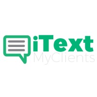 iTextMyClients logo, iTextMyClients contact details