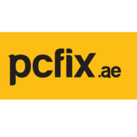 pcfixdubai logo, pcfixdubai contact details