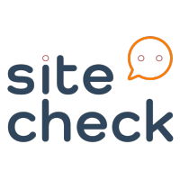 SiteCheck logo, SiteCheck contact details