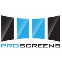 ProScreens logo, ProScreens contact details