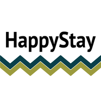 HappyStay logo, HappyStay contact details