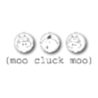 (moo cluck moo) logo, (moo cluck moo) contact details