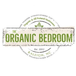 The Organic Bedroom logo, The Organic Bedroom contact details