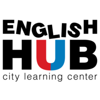 English HUB logo, English HUB contact details