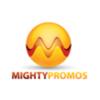 MightyPromos logo, MightyPromos contact details