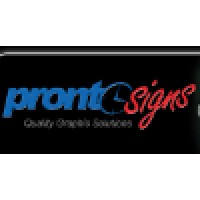 prontosigns logo, prontosigns contact details