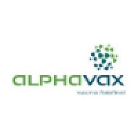 AlphaVax logo, AlphaVax contact details