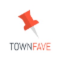 TownFave logo, TownFave contact details