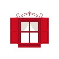 The Red Window logo, The Red Window contact details