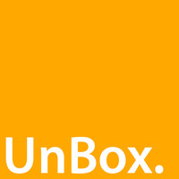 UnBox. Design logo, UnBox. Design contact details