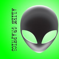 Alien Graphics logo, Alien Graphics contact details