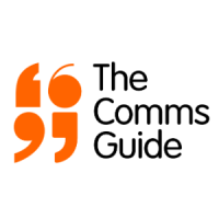 The Comms Guide logo, The Comms Guide contact details