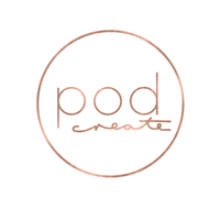 POD Create logo, POD Create contact details