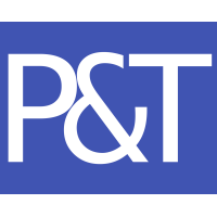 P&T logo, P&T contact details