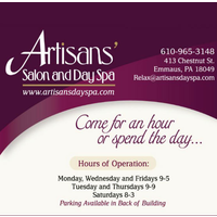 Artisans' Salon and Day Spa logo, Artisans' Salon and Day Spa contact details