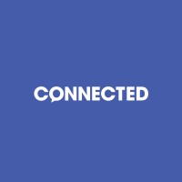 = CONNECTED = logo, = CONNECTED = contact details