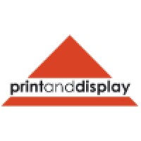 Print & Display logo, Print & Display contact details