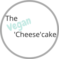 The Vegan Cheesecake logo, The Vegan Cheesecake contact details