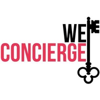 We Concierge logo, We Concierge contact details