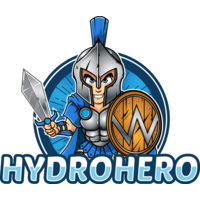 HydroHero logo, HydroHero contact details