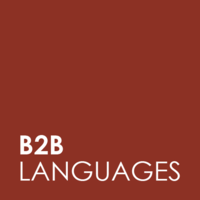 B2B Languages logo, B2B Languages contact details