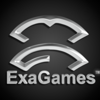 ExaGames logo, ExaGames contact details