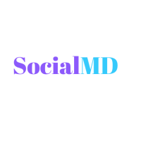 SocialMD logo, SocialMD contact details