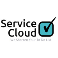 ServiceCloud logo, ServiceCloud contact details