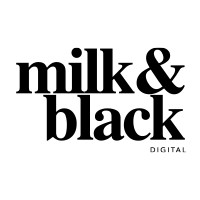 milk&black logo, milk&black contact details