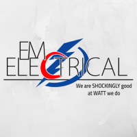 EM ELECTRICAL logo, EM ELECTRICAL contact details