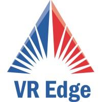 VR Edge logo, VR Edge contact details