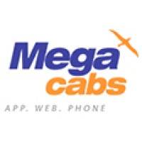 MegaCabs logo, MegaCabs contact details