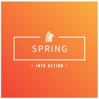 SPRING into action logo, SPRING into action contact details