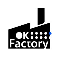 OK Factory logo, OK Factory contact details