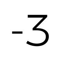 Minus Three logo, Minus Three contact details