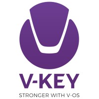 V-Key - Stronger with V-OS logo, V-Key - Stronger with V-OS contact details