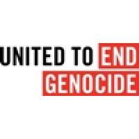 United to End Genocide logo, United to End Genocide contact details