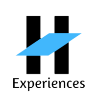 H-Experiences logo, H-Experiences contact details