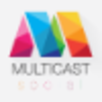 Multicast Social logo, Multicast Social contact details