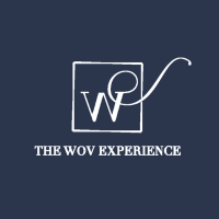 The WOV Experience logo, The WOV Experience contact details