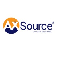 AXSource logo, AXSource contact details