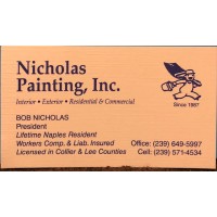 Nicholas Painting logo, Nicholas Painting contact details