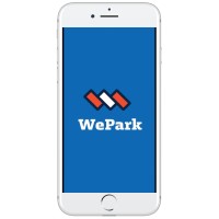 WePark logo, WePark contact details