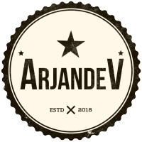 ArjandeV logo, ArjandeV contact details