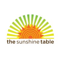 The Sunshine Table logo, The Sunshine Table contact details