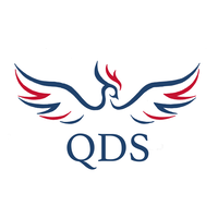 QDS logo, QDS contact details