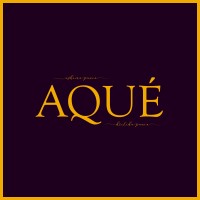 AQUÉ logo, AQUÉ contact details