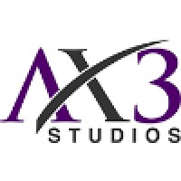 A x3 Studios logo, A x3 Studios contact details