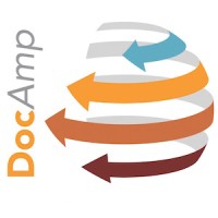 DocAmp logo, DocAmp contact details