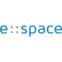 e::space logo, e::space contact details